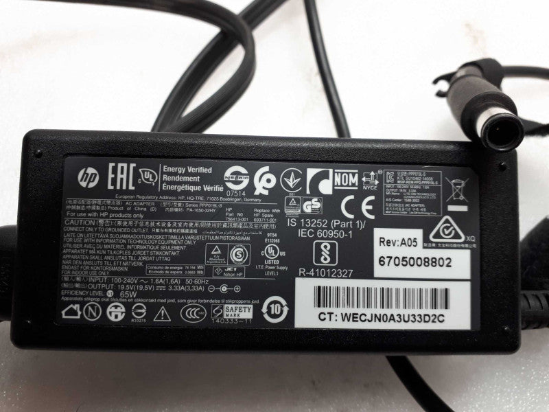 *GENUINE HP*  Fat Tip 19.5V 3.33A 65W  Power Adapter Q&