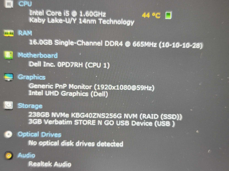 Dell Latitude 3510 i5-10210U, 16GB DDR4, 256GB NVMe Î²