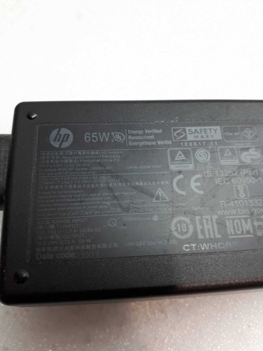 *GENUINE HP 19.5V 3.33 65W AC Power Adapter Fat Tip for laptop &