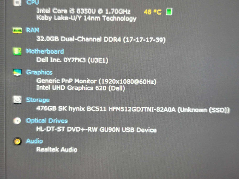 Dell Latitude 5424 Rugged i5-8350U, 32GB DDR4, 512GB SSD QÎ²
