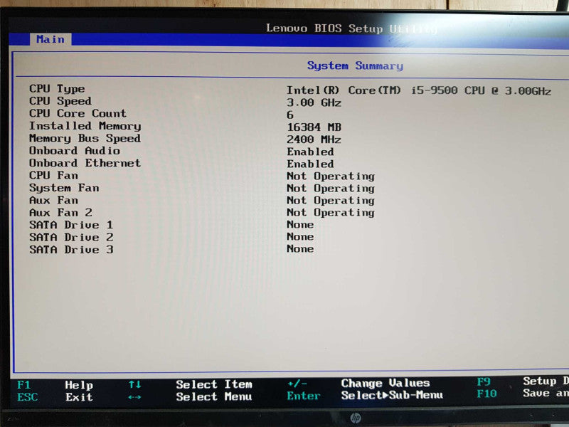 Lenovo Legion T730 - Intel i5-9500 @ 3.00 GHZ 16GB DDR4 GTX 1060 4GB 650W PSU