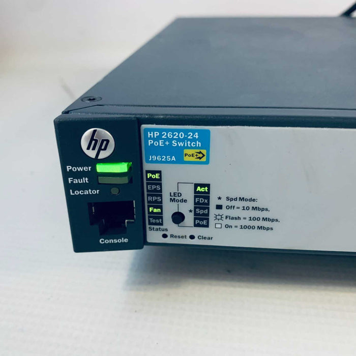 HP 2620-24 PoE+ J9625A 24 Port Managed Ethernet Switch =