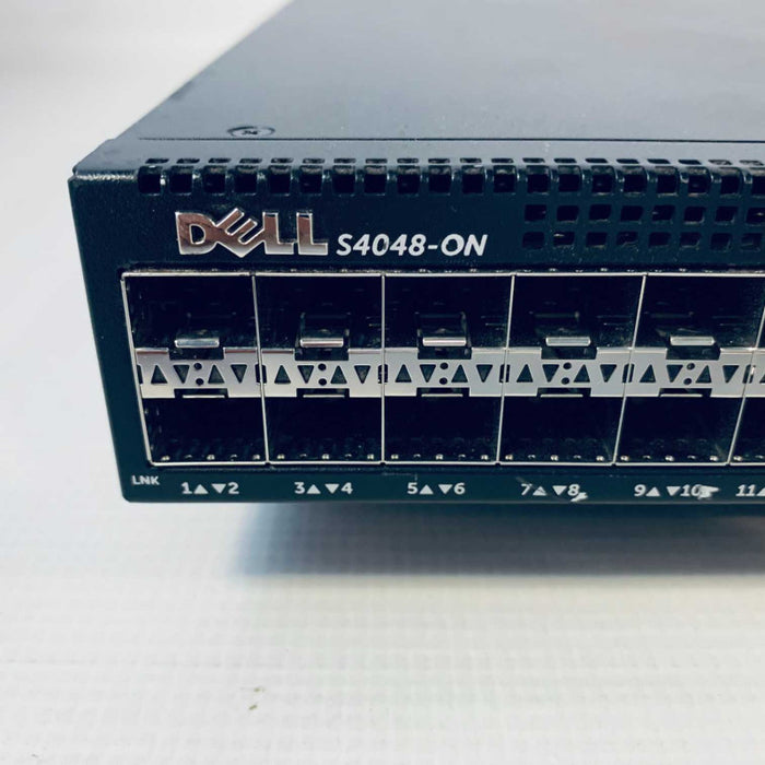 Dell Networking S4048-ON 48x 10GbE SFP+ & 6 x QSFP+ Switch 2x PSUs =
