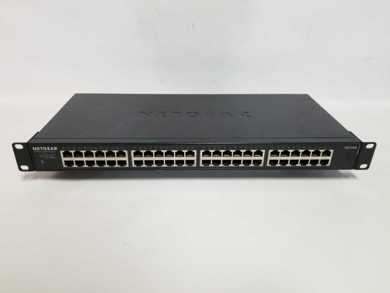 netgear GS348 48x port gigabit unmanaged switch  #