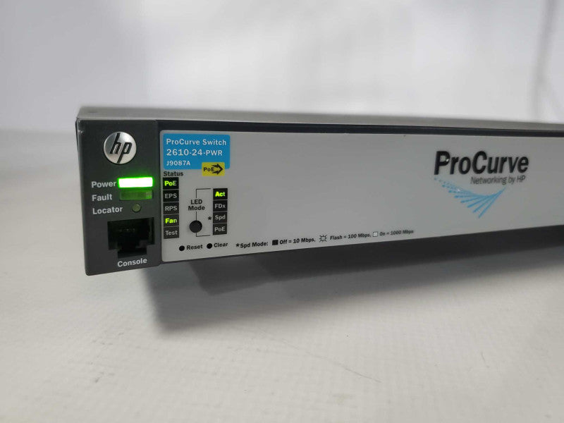 HP ProCurve 2610-24-PWR (J9087A) 1U Rackmount Chassis Switch )
