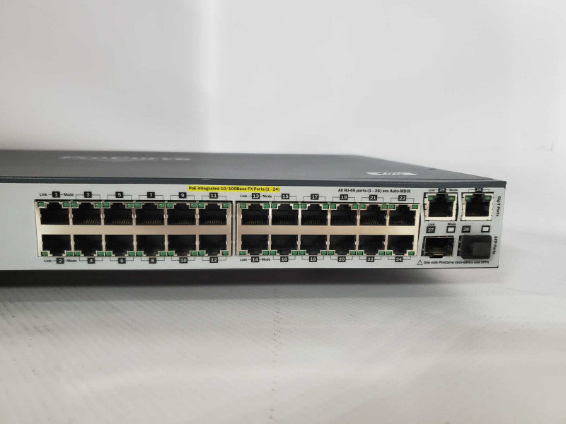 HP ProCurve 2610-24-PWR (J9087A) 1U Rackmount Chassis Switch )