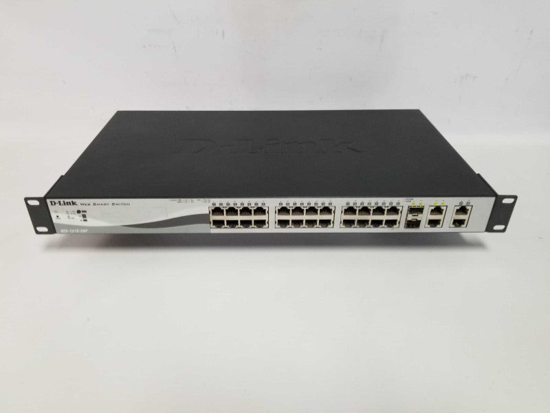 D-Link DES-1210-28P PoE fast web smart switch  Q#