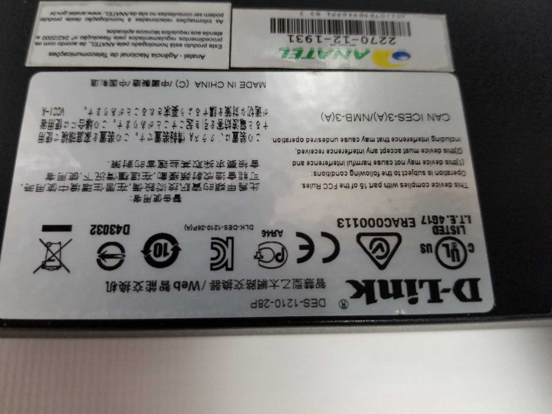 D-Link DES-1210-28P PoE fast web smart switch  Q#