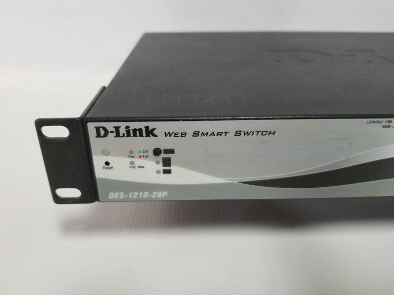 D-Link DES-1210-28P PoE fast web smart switch  Q#