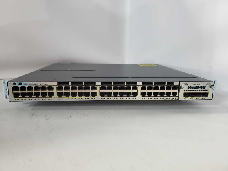 Cisco WS-C3750X-48PF-S 48 Port PoE Gigabit Switch 1x PSU 1x 1G Module )