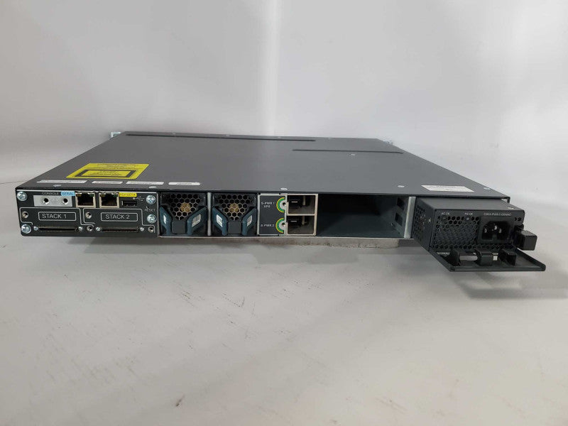 Cisco WS-C3750X-48PF-S 48 Port PoE Gigabit Switch 1x PSU 1x 1G Module )