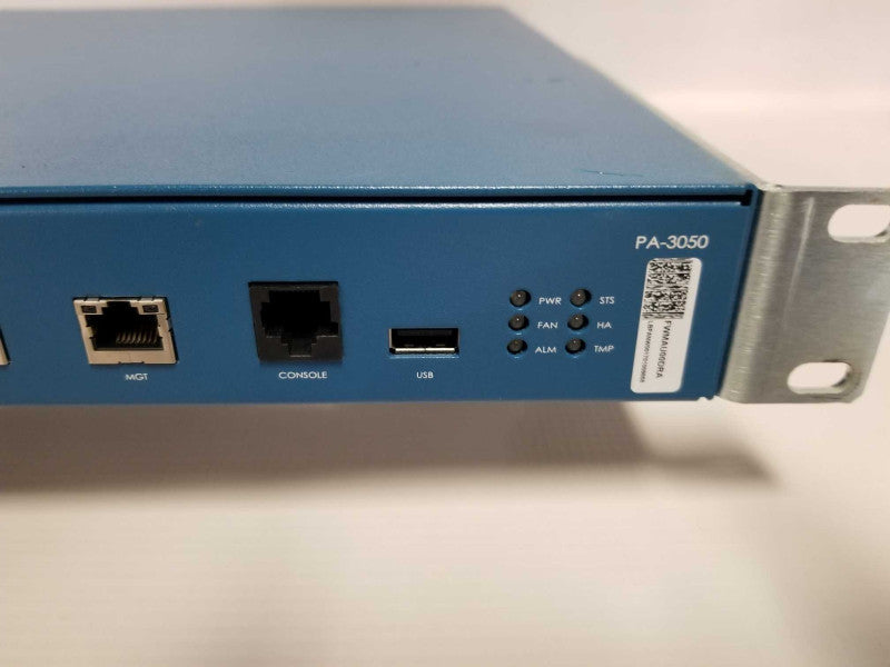 Palo Alto PA-3050 Network Security Appliance Firewall - READ #