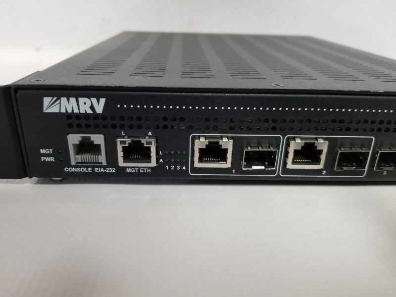 MRV OS-904 2 TRI-Mode 100FX/1000FX SFP OR RJ45 10/100/1000Baset + 2 SFP #