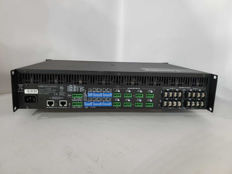 LAB GRUPPEN C20:8X 8-Channel Power Amplifier-NO POWER )