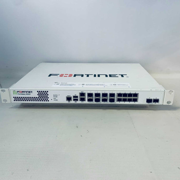 Fortinet FortiGate FG-600D 2X 10GE SFP+ SLOTS, 8 X GE RJ45 Security FireWall =