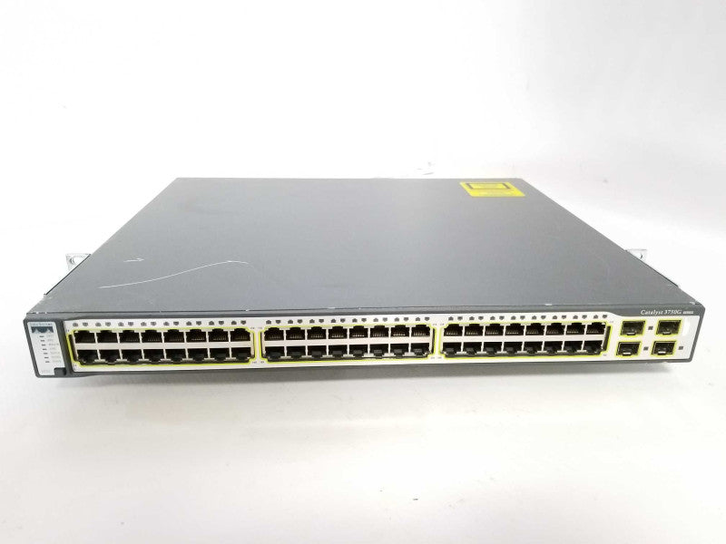 Cisco WS-C3750G-48TS-S V02 48 Port Gigabit Managed Switch _
