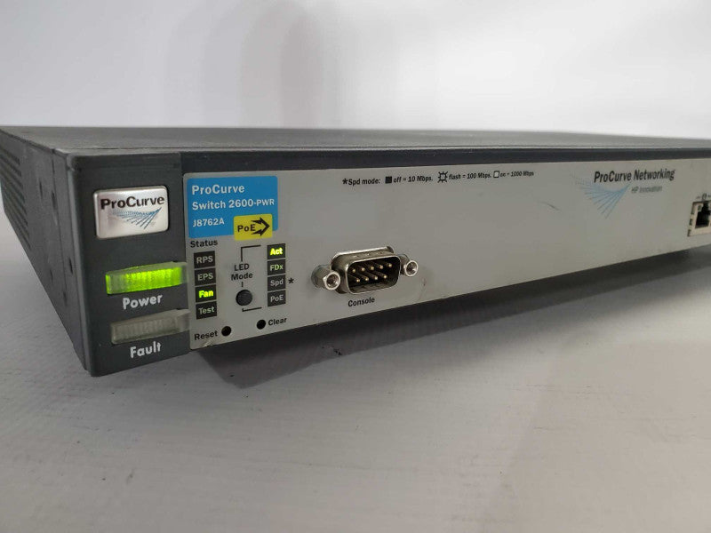 HP J8762A ProCurve 2600-8-PWR Network Switch )