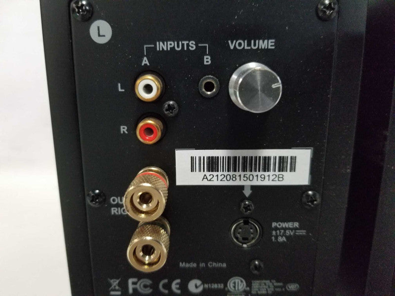 Left/Right Audioengine A2 Powered desktop stereo speakers #