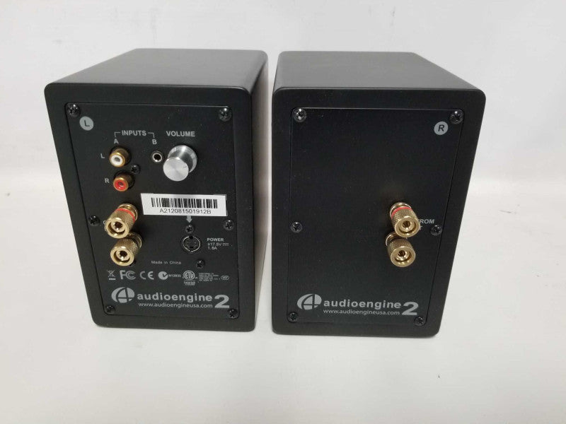 Left/Right Audioengine A2 Powered desktop stereo speakers #