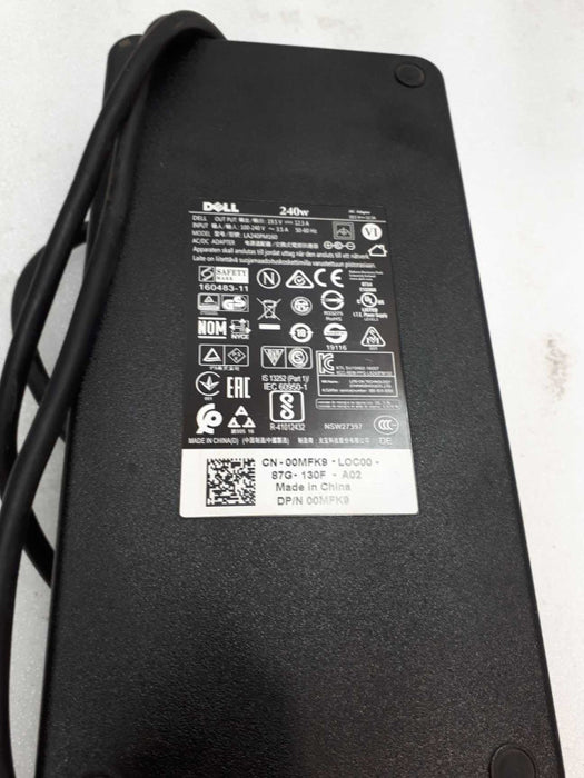 GENUINE DELL 19.5V 12.3A 240W AC Power Adapter Fat Tip for laptop Q&