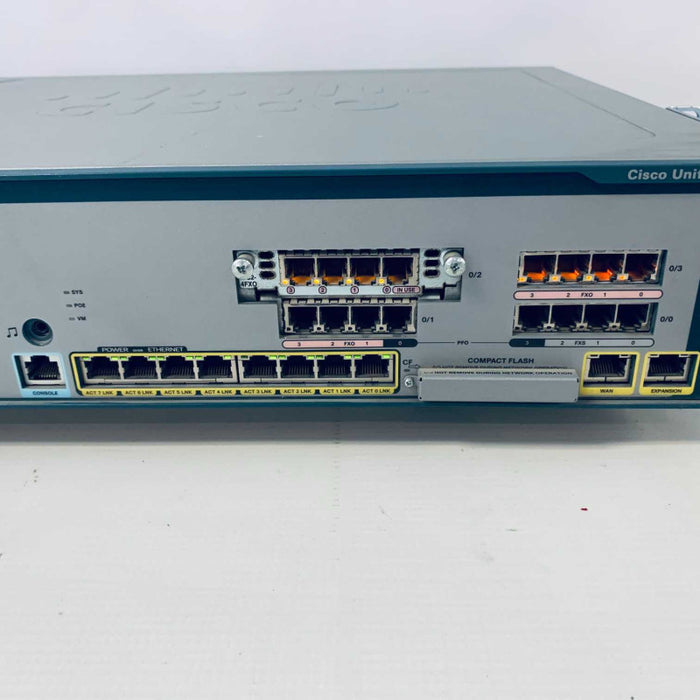 Used Cisco Communication Router UC520-24U-8FXO-K9 =