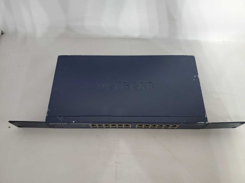 Netgear JGS524 v1 24-Port Gigabit Ethernet Switch RackMount Ears )