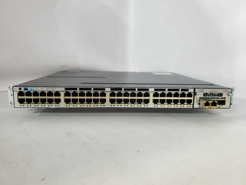 Cisco WS-C3750X-48PF-S 48 Port PoE Gigabit Switch w/ 1x 1100WAC PSU *READ* )