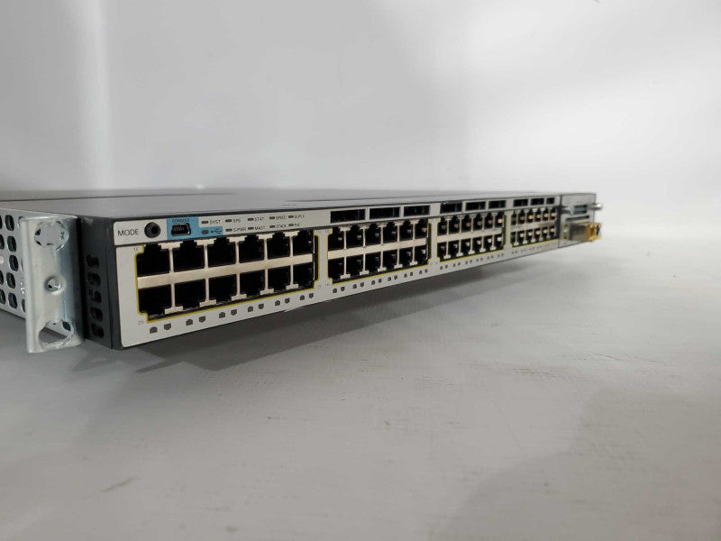 Cisco WS-C3750X-48PF-S 48 Port PoE Gigabit Switch w/ 1x 1100WAC PSU *READ* )