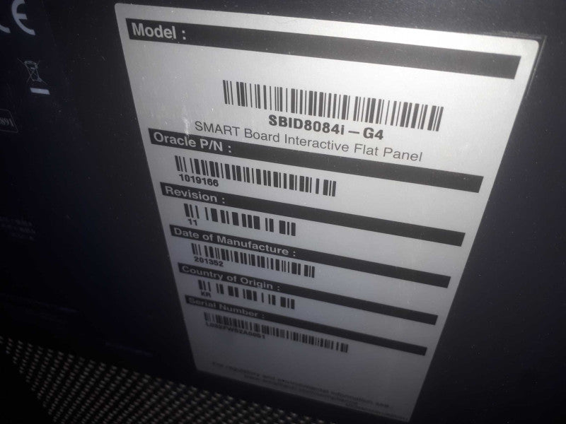 SMART LCD Monitor 84\\" SBD8084i-G4 Q