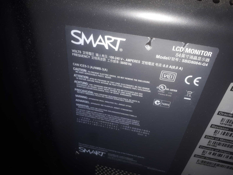 SMART LCD Monitor 84\\" SBD8084i-G4 Q