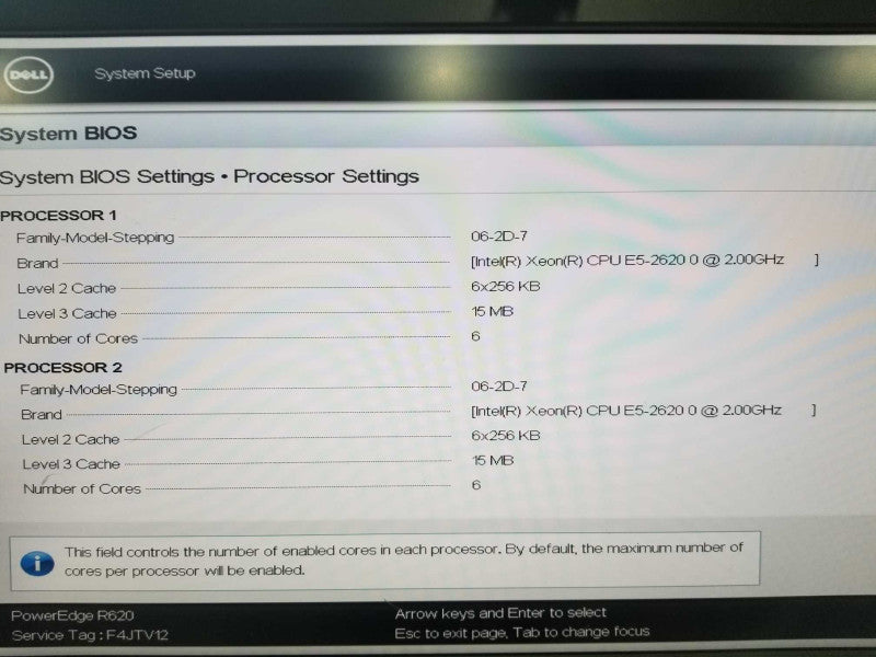 Dell Poweredge R620 2x Xeon E5-2620 @ 2.00ghz / 64gb ram / H310 Mini Raid #