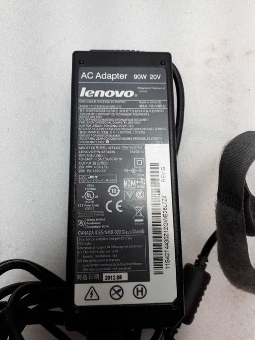 GENUINE LENOVO 20V 4.5A 90W AC Power Adapter Fat Round Tip for laptop Q&