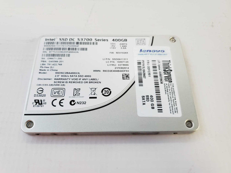 Intel Solid State Drive - 400GB - Sata 2.5\\" [SSD] Q(