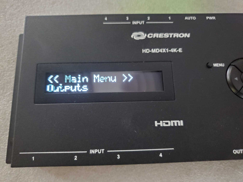 Crestron HD-MD4X1-4K-E HDMI Switcher |