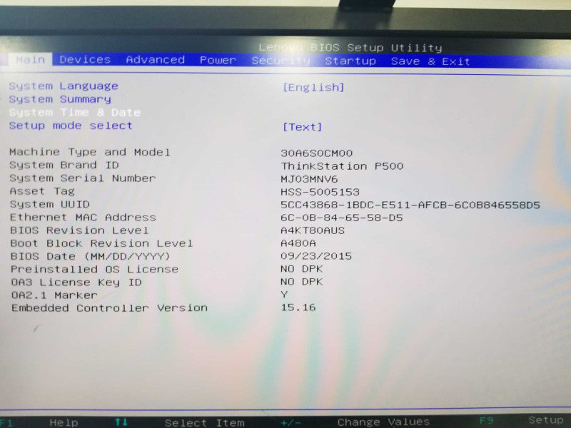 Lenovo thinkstation P500 Xeon E5-2630 V3 @ 2.40ghz / 32gb ram / GTX 950 #
