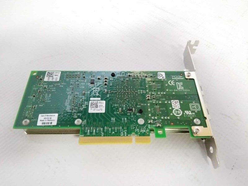 Dell 0XYT17 Dual Port 10GbE SFP+ Network Adapter Card FH Q_