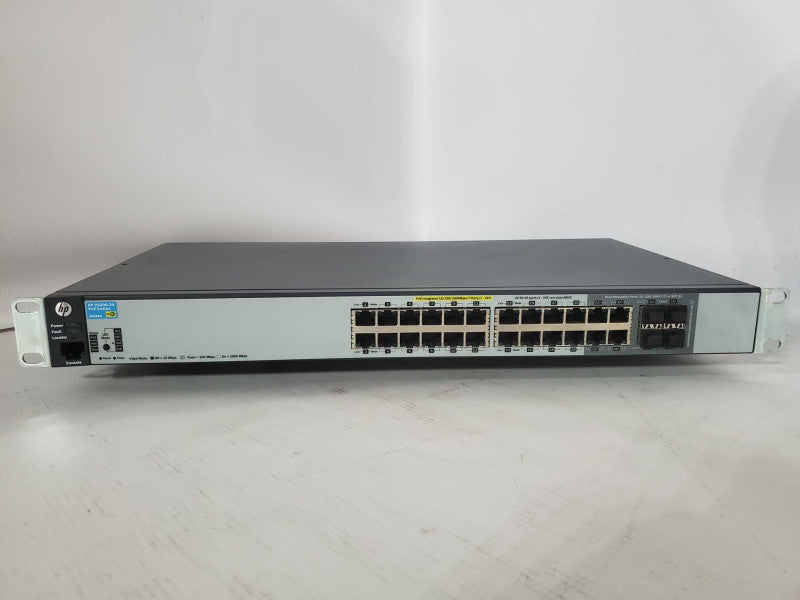 HP J9299A 2520G-24-PoE Gigabit Switch 24 Port POE w/ RackMount Ears )