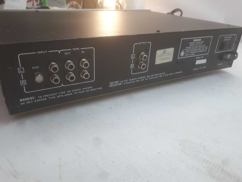 Nikko Graphic Equalizer EQ-II