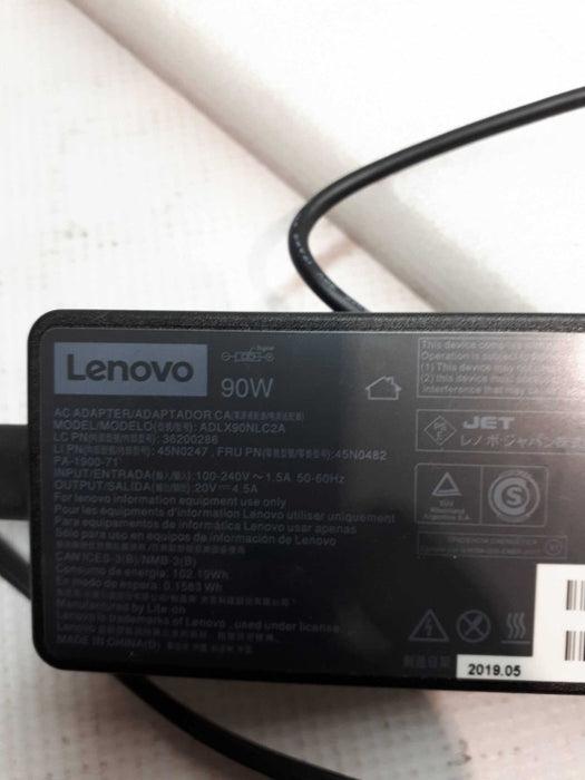 GENUINE LENOVO 20V 4.5A 90W AC Power Adapter Square Tip for laptop Q&
