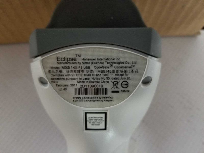 Honeywell Eclipse MS5145 LS USB Hand Barcode Scanner, Read _