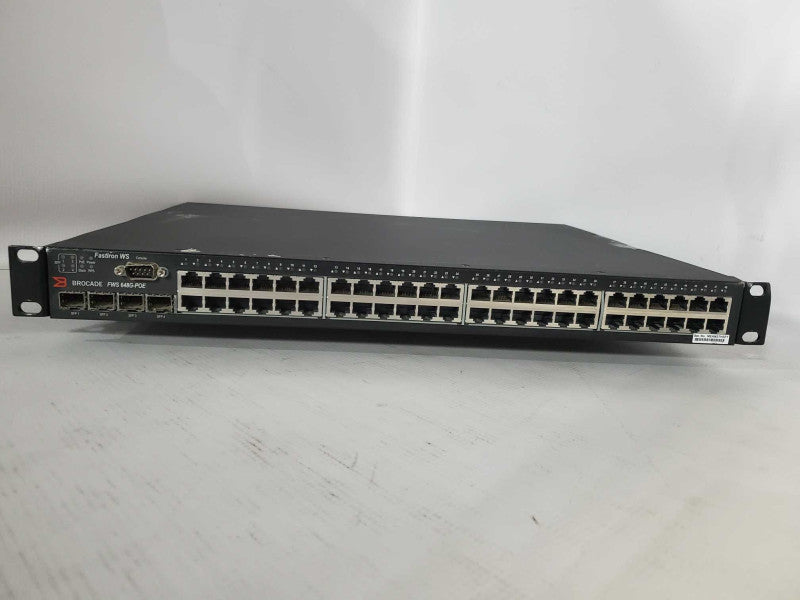 Brocade Foundry FastIron WS FWS 648 G POE Gigabit Ethernet Switch )