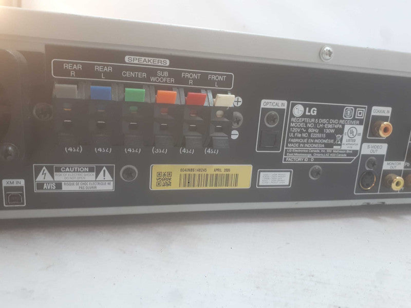 LG 5 Disc DVD Changer