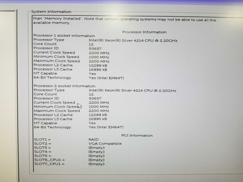 Dell Precision 7920 2x Xeon Silver 4214 @ 2.20ghz 32gb ram Radeon pro WX5100 #