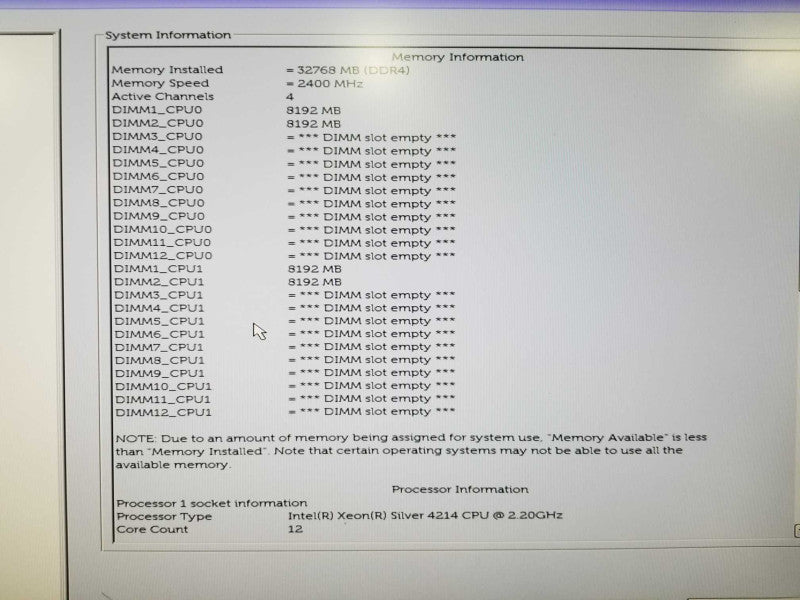 Dell Precision 7920 2x Xeon Silver 4214 @ 2.20ghz 32gb ram Radeon pro WX5100 #