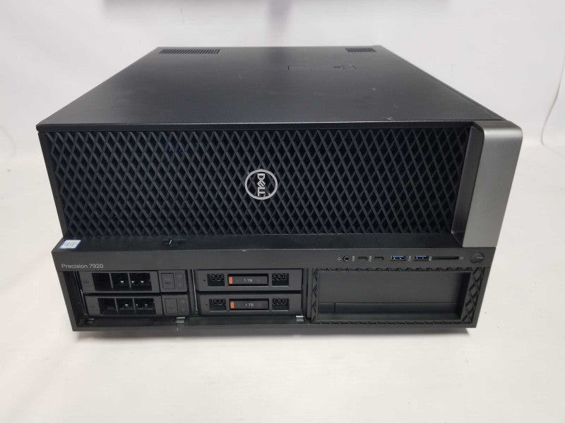 Dell Precision 7920 2x Xeon Silver 4214 @ 2.20ghz 32gb ram Radeon pro WX5100 #