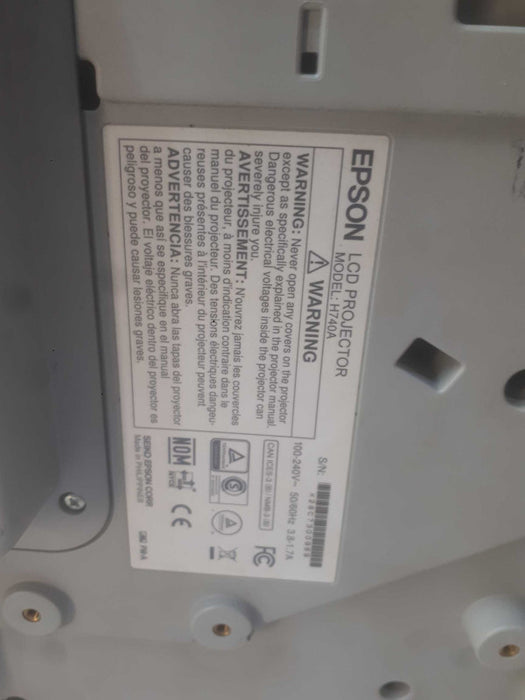 Epson Projector Brightlink 695Wi Model# H740A