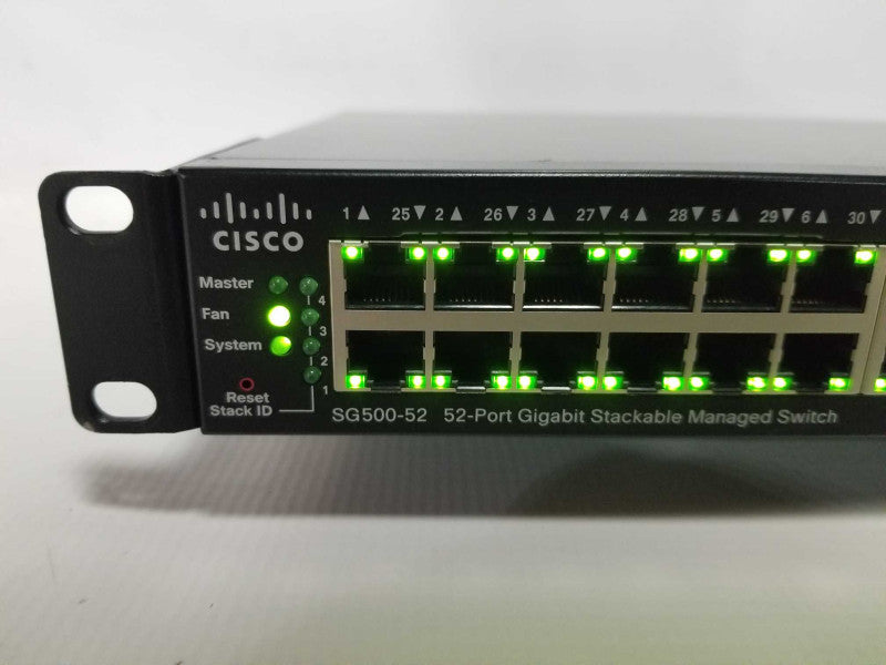 Cisco SG500-52 52x port gigabit Stackable Managed Switch  #
