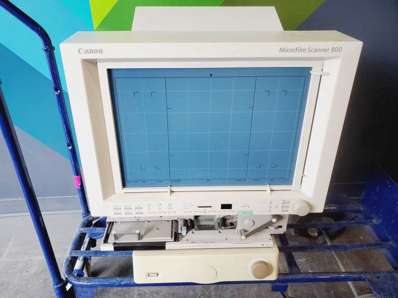 CANON MICROFILM SCANNER 800 [LARGE FORMAT MICROFILM MS800] (