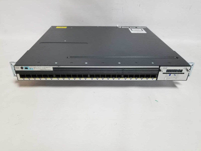 Cisco Catalyst 3750-X Series WS-C3750X-24S-E 24-Port Gigabit SFP Switch #