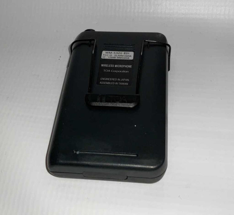 TOA WM-5320 E01 Wireless Microphone Transmitter  Q-